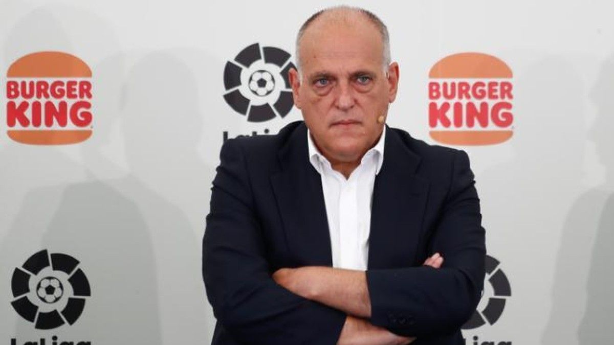 Javier Tebas, presidente de LaLiga, en una imagen de archivo