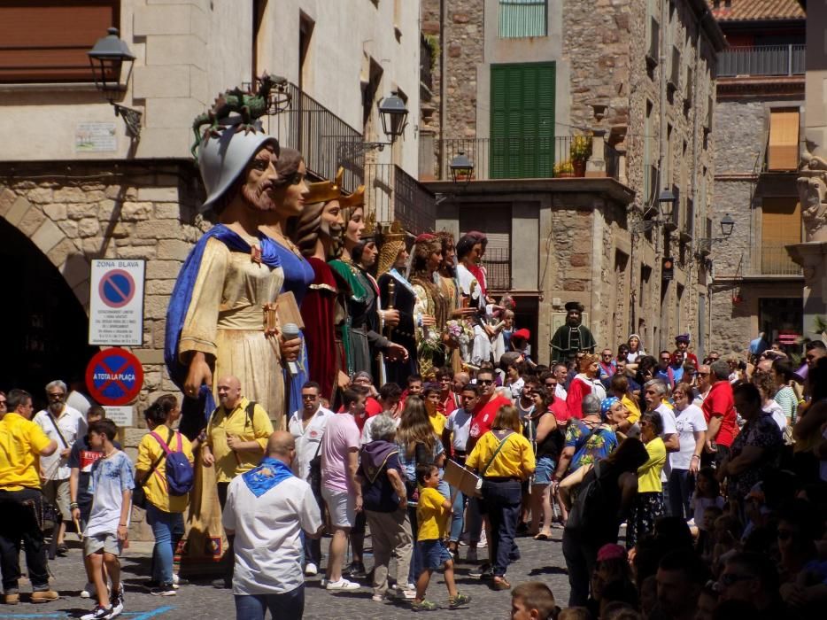 Trobada de gegants a Moià