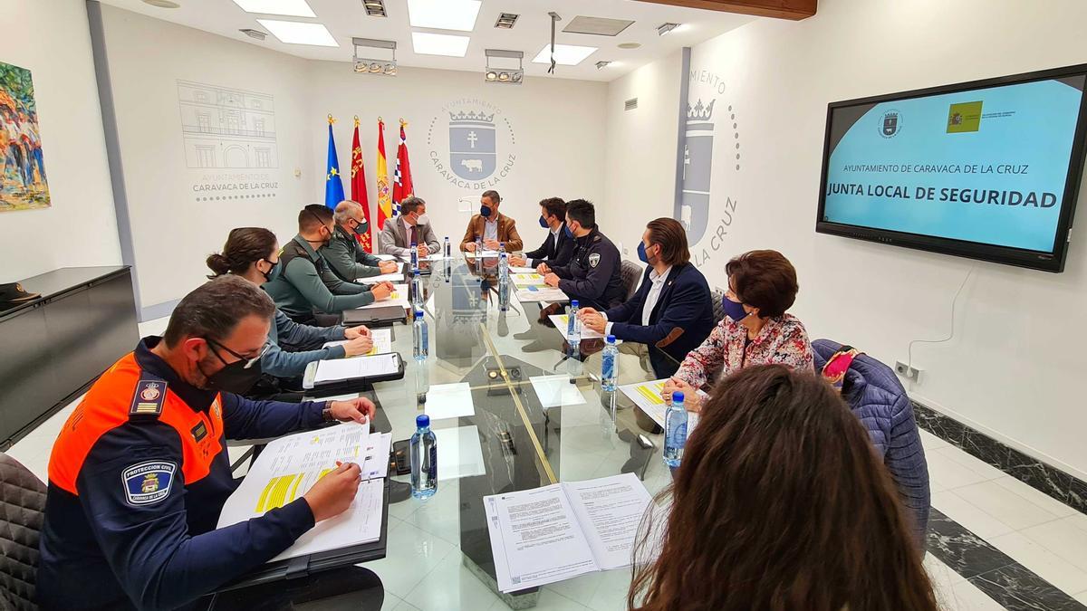 Junta Local de Seguridad en Caravaca