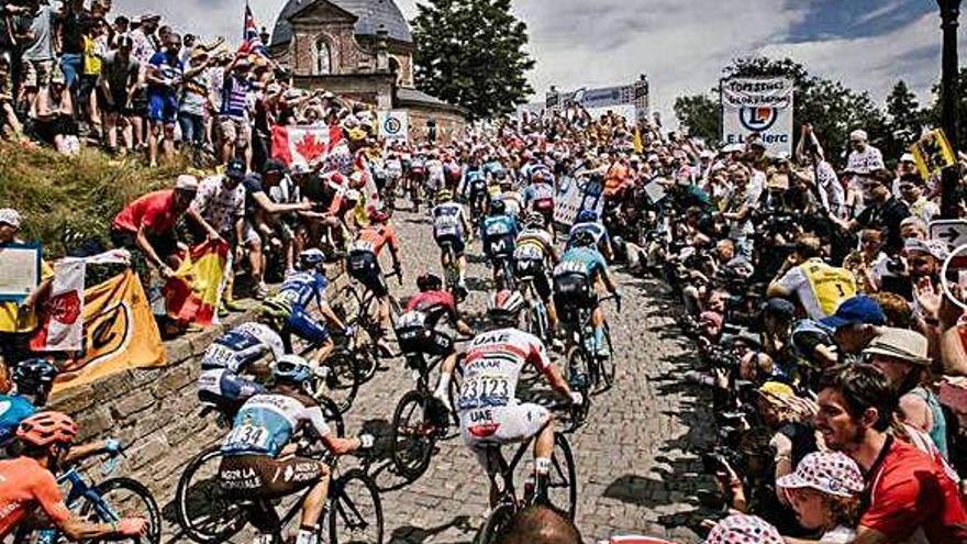 Imatge d&#039;una de les etapes del Tour de França del juliol d&#039;aquest 2019