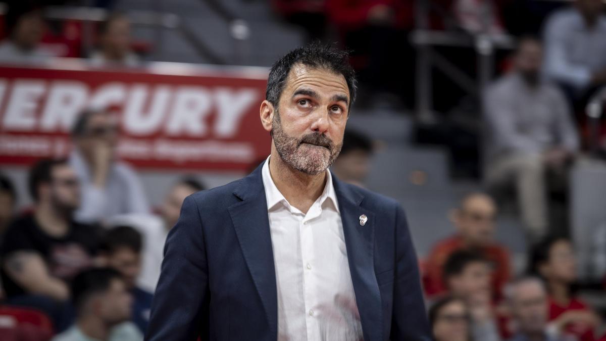 Jesús Ramírez,durante un partido europeo en el Príncipe Felipe.