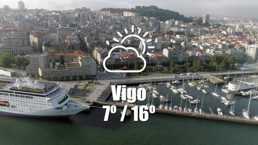 El tiempo en Vigo: previsión meteorológica para hoy, domingo 23 de febrero