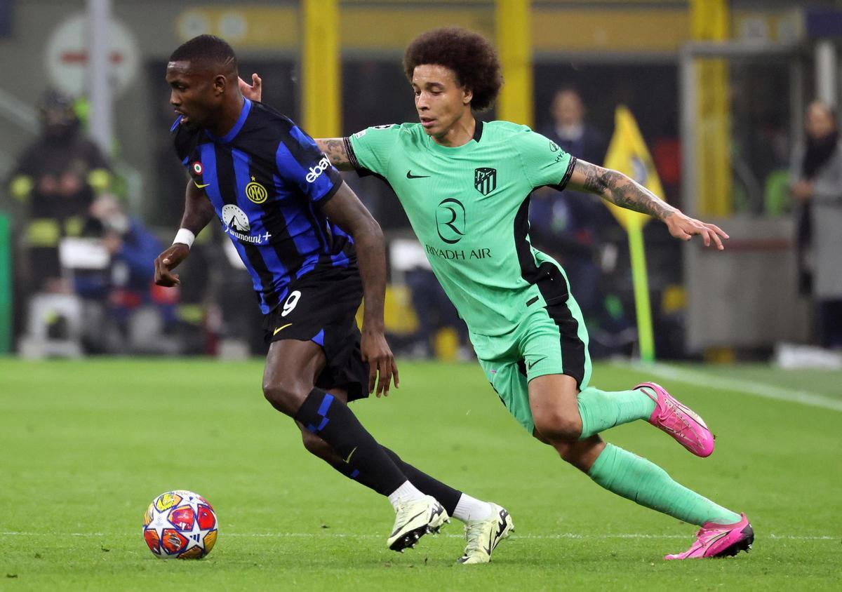 Inter de Milán - Atlético de Madrid: ida de octavos de Champions League, en imágenes