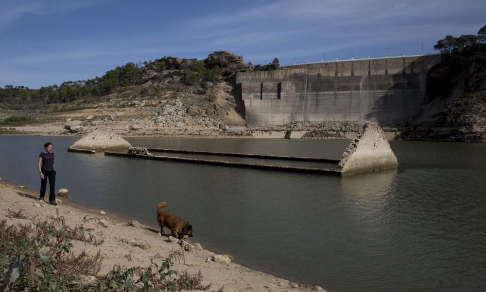 Sequía en el embalse de Forata