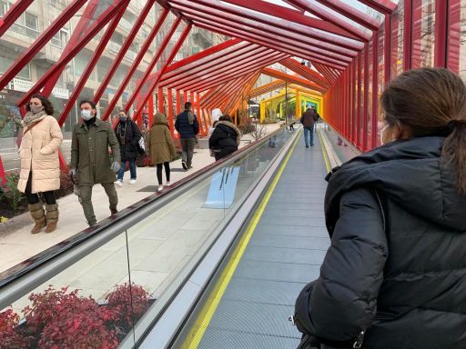 Las rampas de Gran Vía, el objetivo de turistas