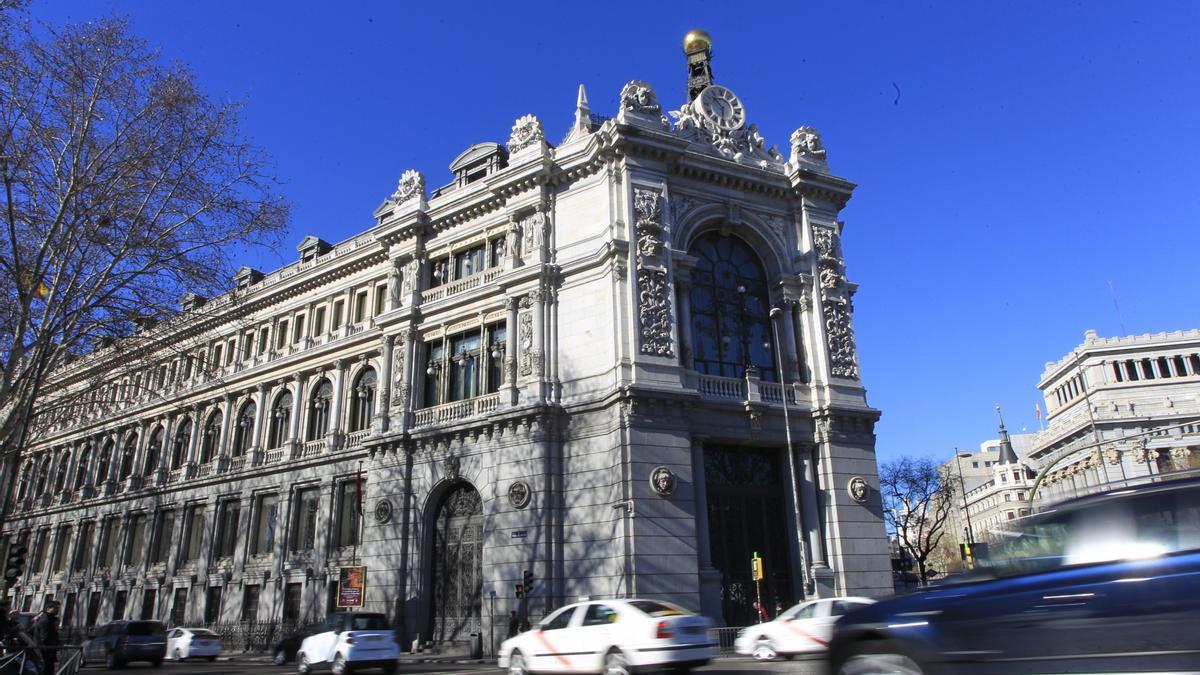 Fachada del Banco de España.