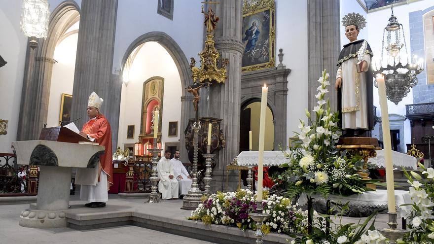 El obispo auxiliar de Canarias celebra una misa en acción de gracias del beato Fray Tomás