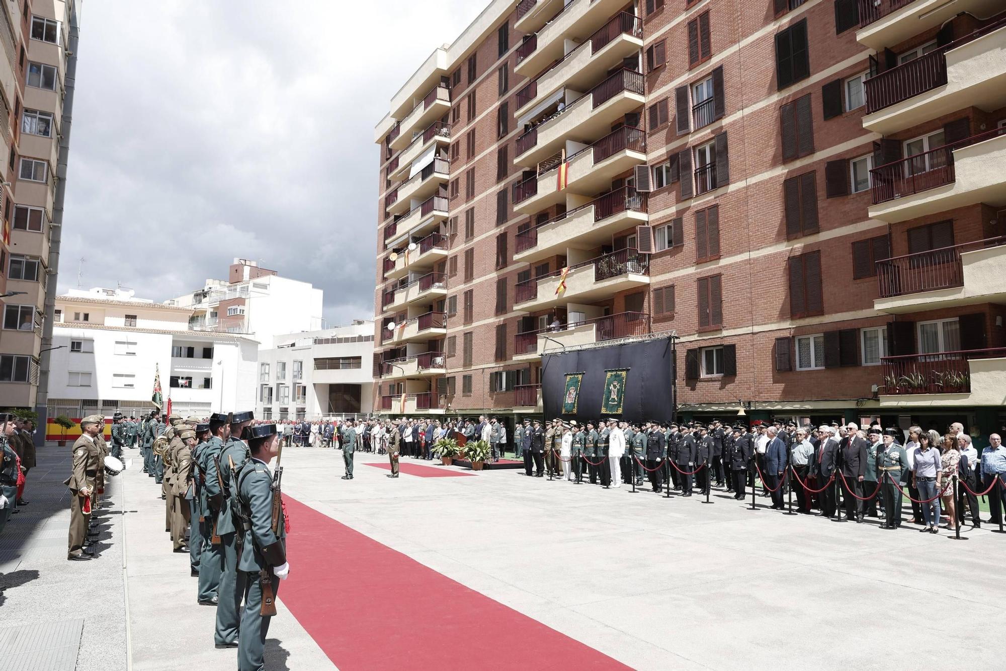 Celebración en Palma del 180 aniversario de la Guardia Civil