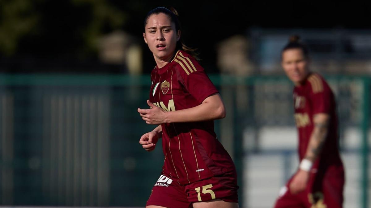 Giulia Dragoni con la Roma