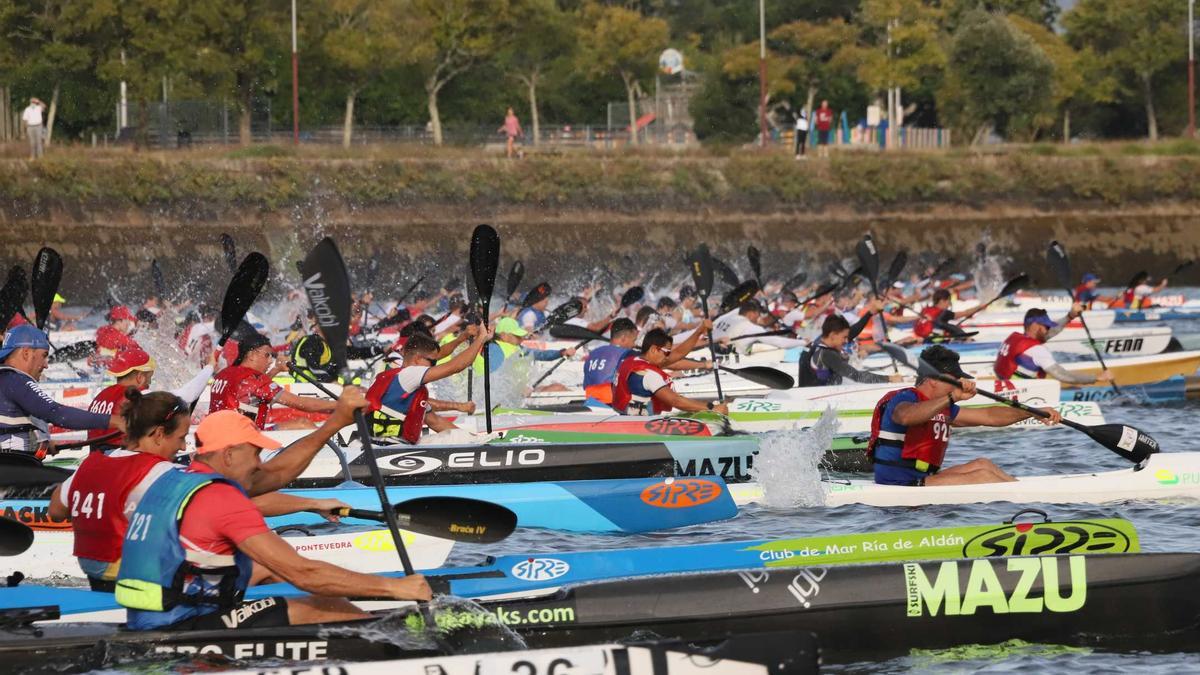 Imagen de la primera salida del Trofeo Internacional Concello de Vigo.