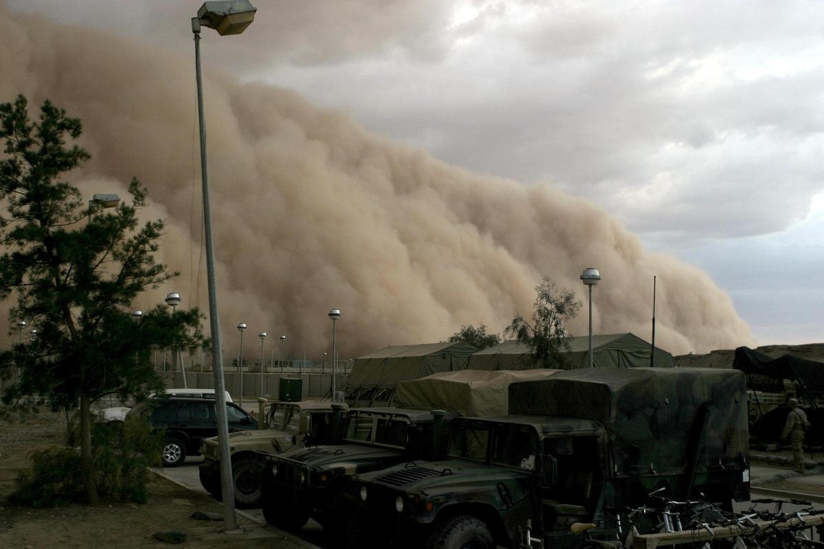 Tormenta de arena en Irak