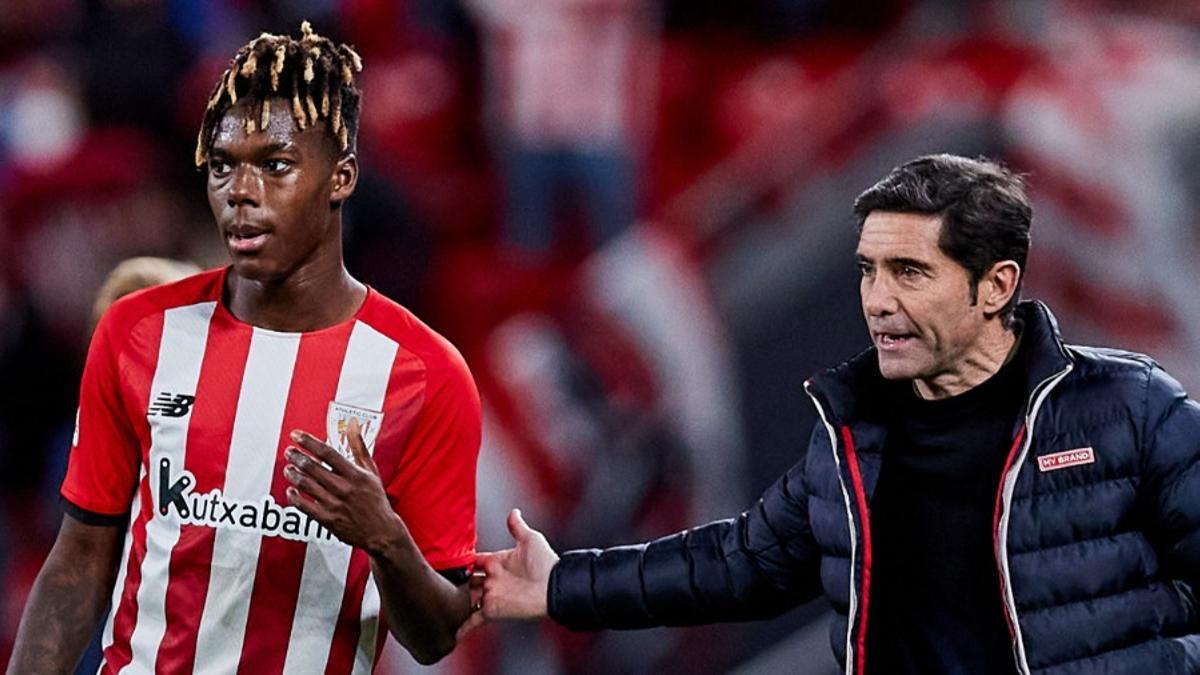 Acto vandálico a la imagen de Nico Williams en un mural de Barakaldo