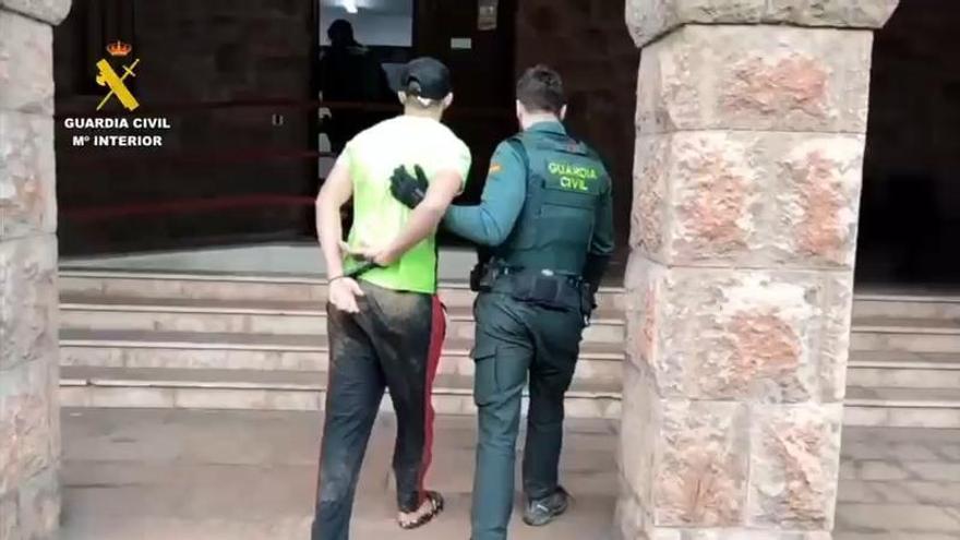 Seis detenidos en Ribadesella por robar 2.336 kilos de cobre