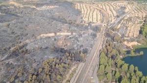 Controlat l’incendi de la Pobla de Massaluca