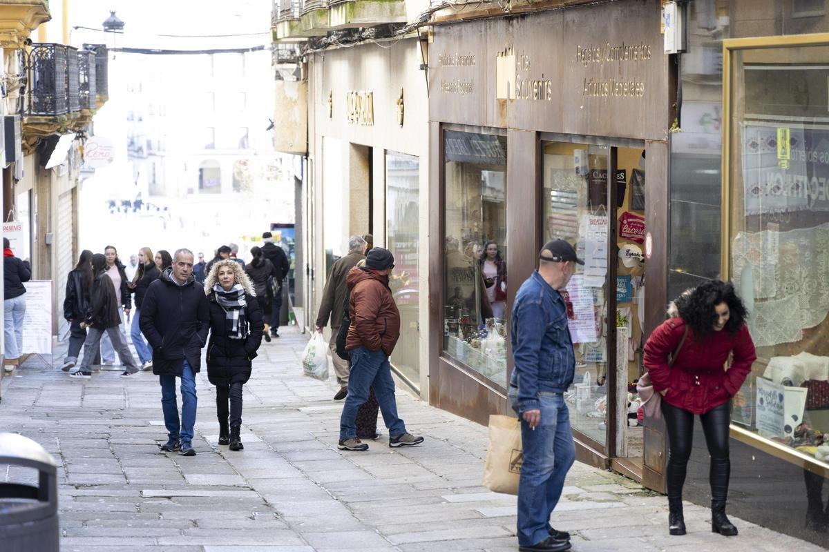 Así se encuentra la calle Pintores actualmente