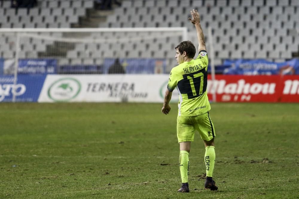 El partido entre el Real Oviedo y El elche, en imágenes