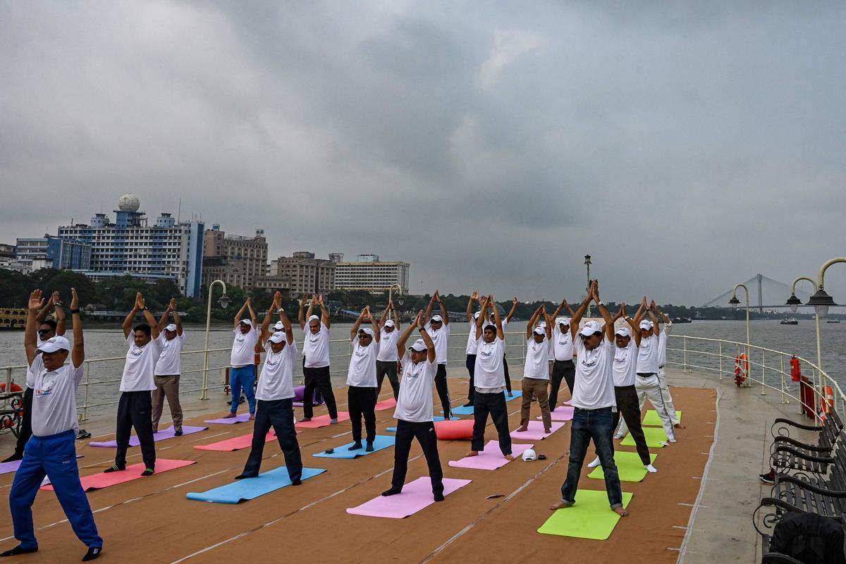 Día Internacional del Yoga en la India