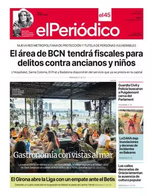 La portada de EL PERIÓDICO del 16 de agosto de 2024