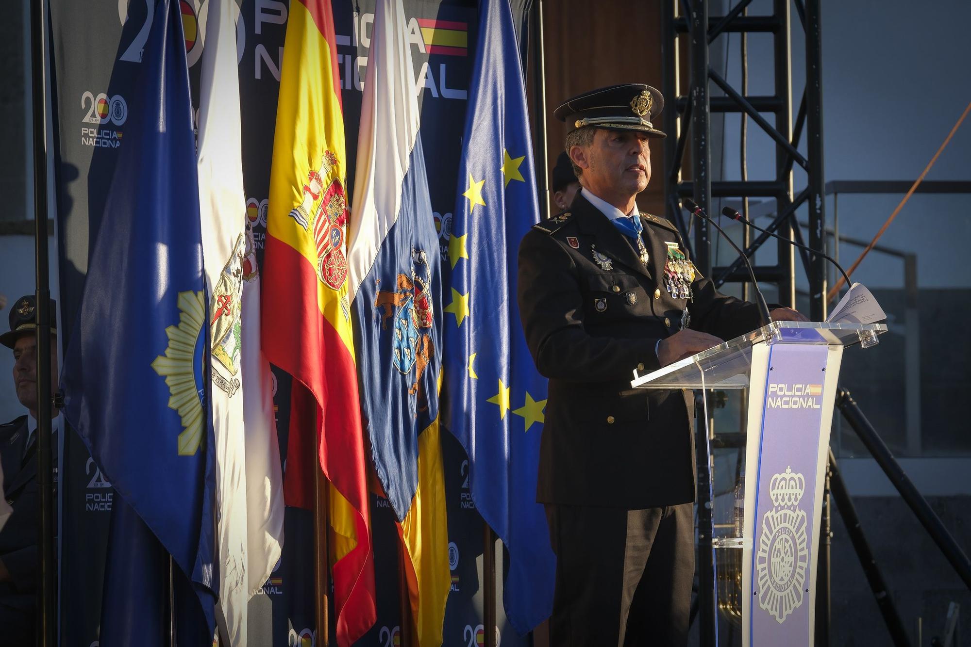 27-09-2024 SAN BARTOLOMÉ DE MASPALOMAS. Acto por el Día de la Policía Nacional, junto al Faro de Maspalomas  | 27/09/2024 | Fotógrafo: Andrés Cruz