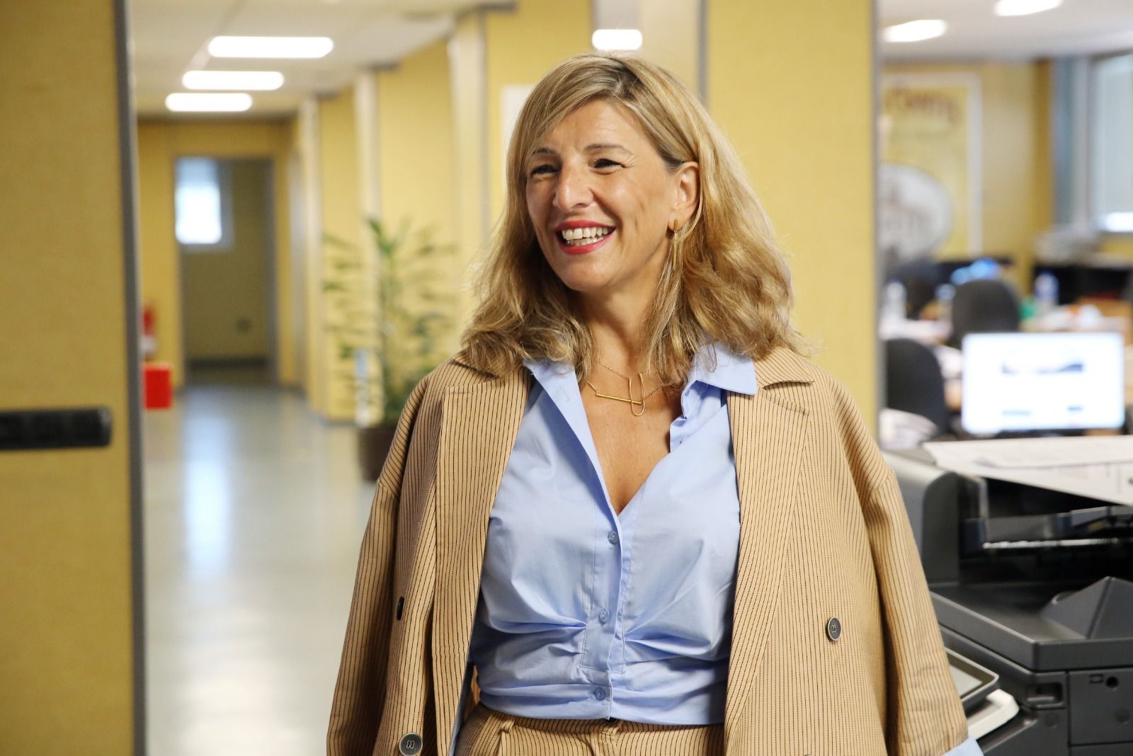 Yolanda Díaz: "Con la inflación desbocada, más que nunca hay que subir el SMI".