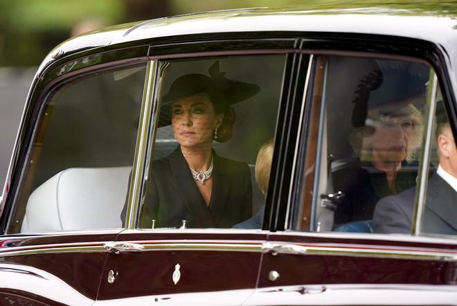 Kate Middleton en el funeral de Estado de la reina Isabel II