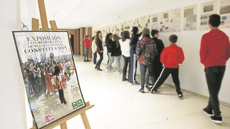 Los centros educativos celebran en las aulas el día de la Constitución