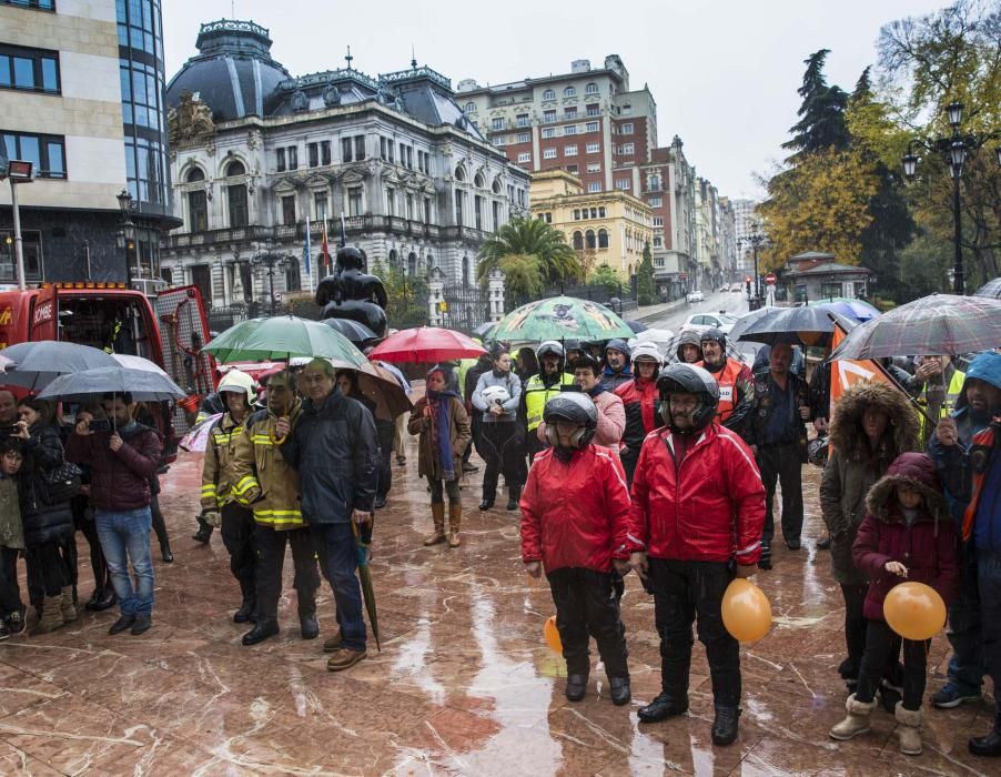 Concentración del Día de las Víctimas de Accidentes de Tráfico en Oviedo