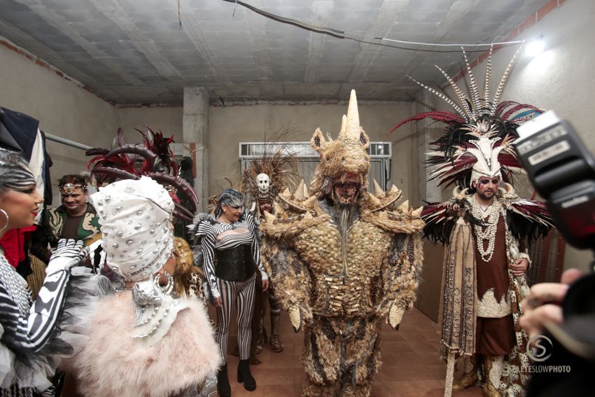 Suelta de la Mussona en el Carnaval de Águilas