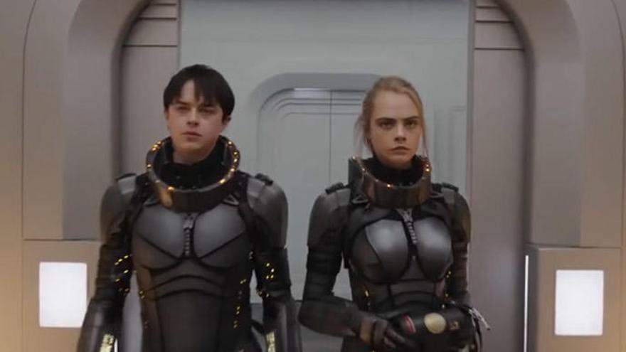 Dane Dehaan y Cara Delevingne, en una escena de la película