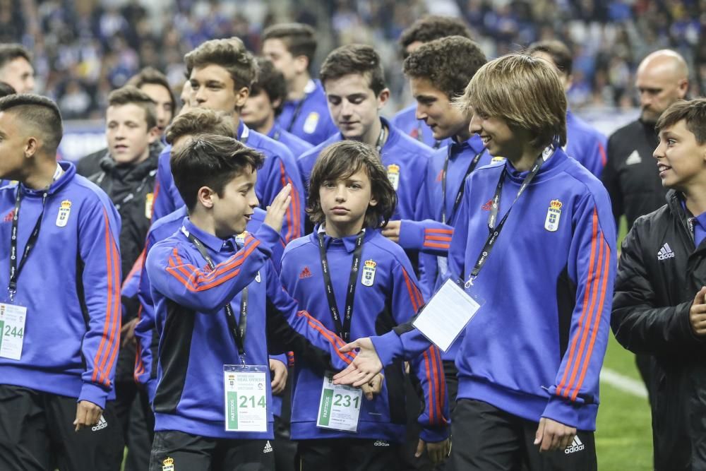 El partido entre el Real Oviedo y el Real Valladolid, en imágenes