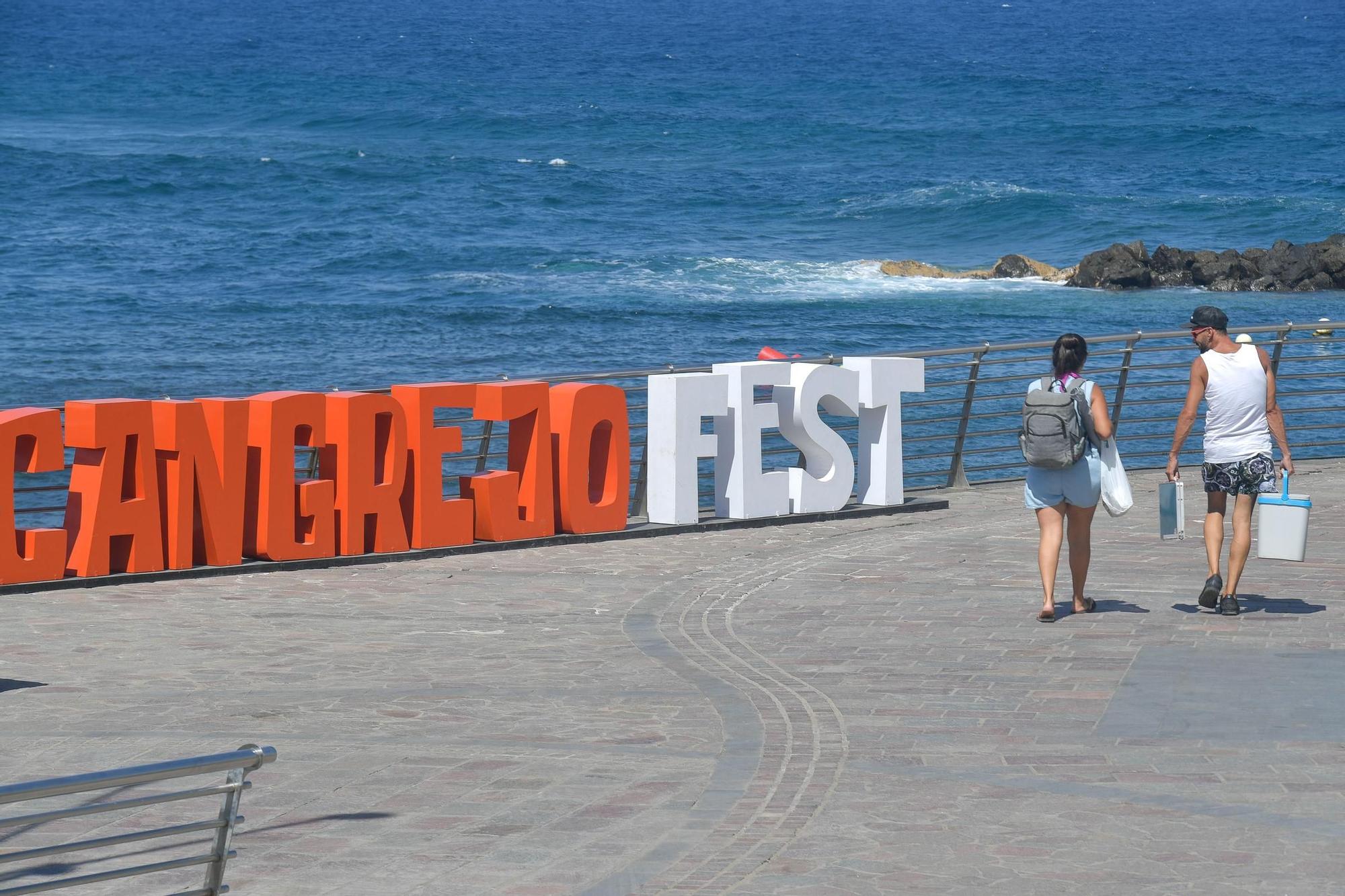 El tiempo en la costa de Arucas (5/10/2023)