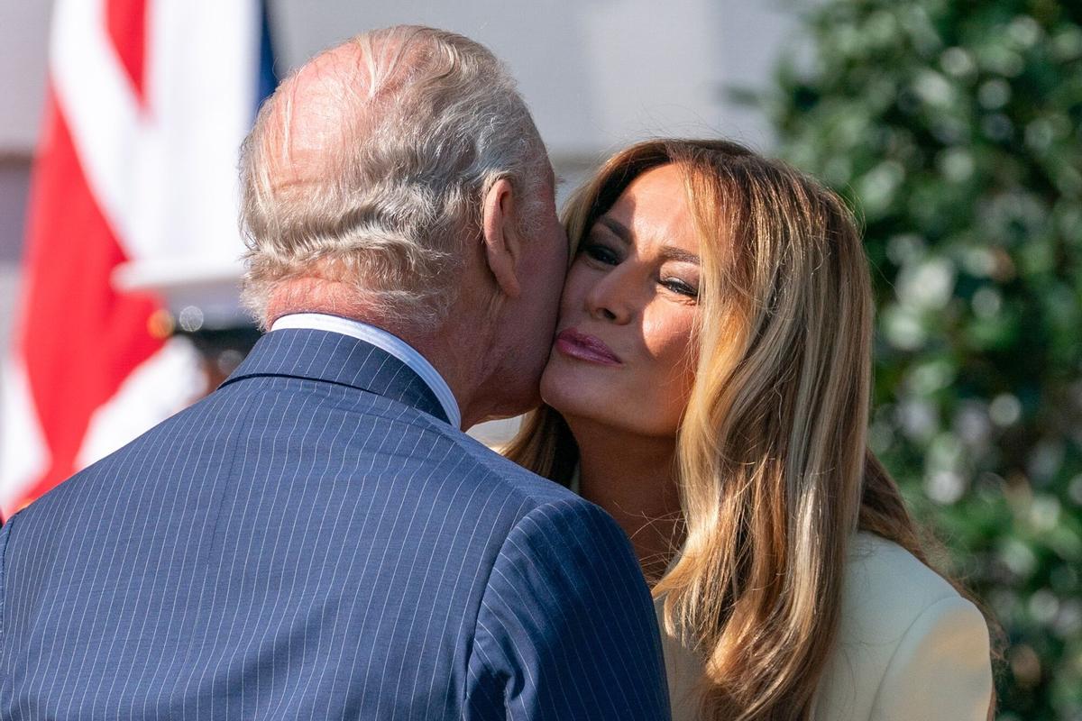 Trump recibe al rey Carlos III de Inglaterra en la Casa Blanca