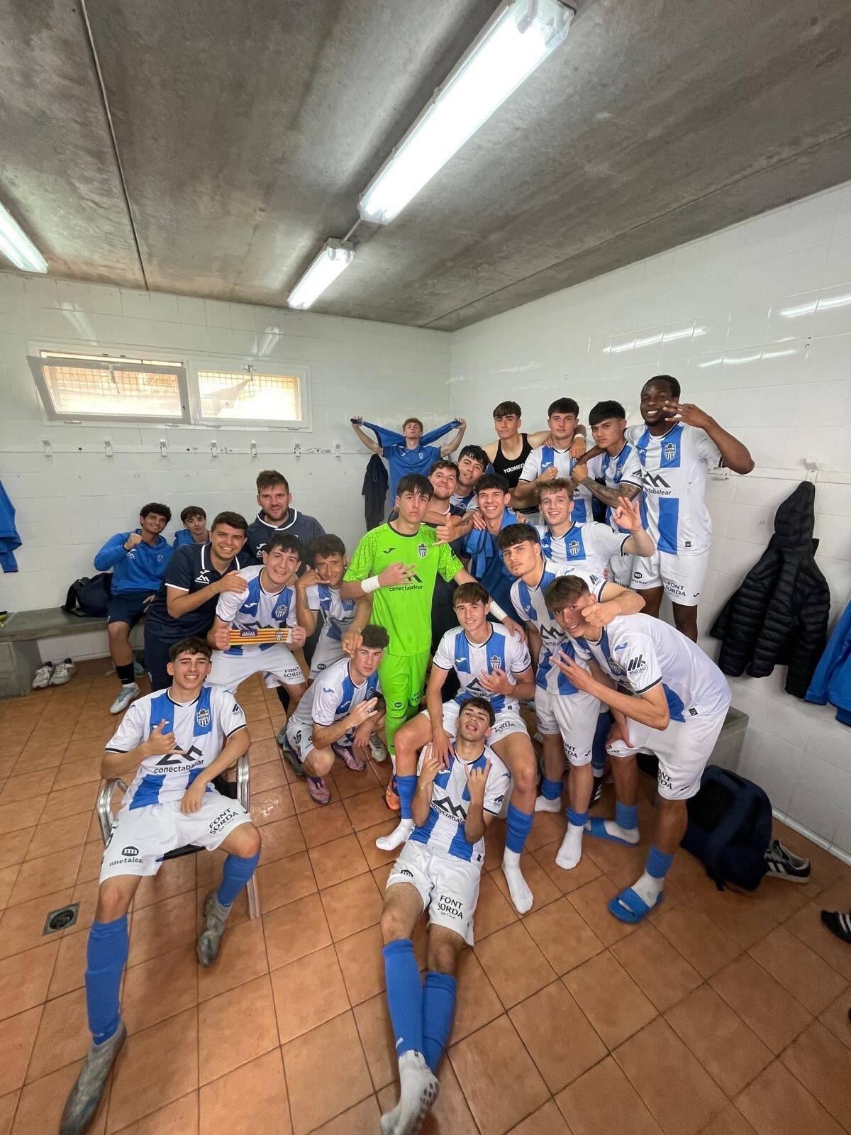 El Atlético Baleares juvenil goleó al Mahón en Son Malferit