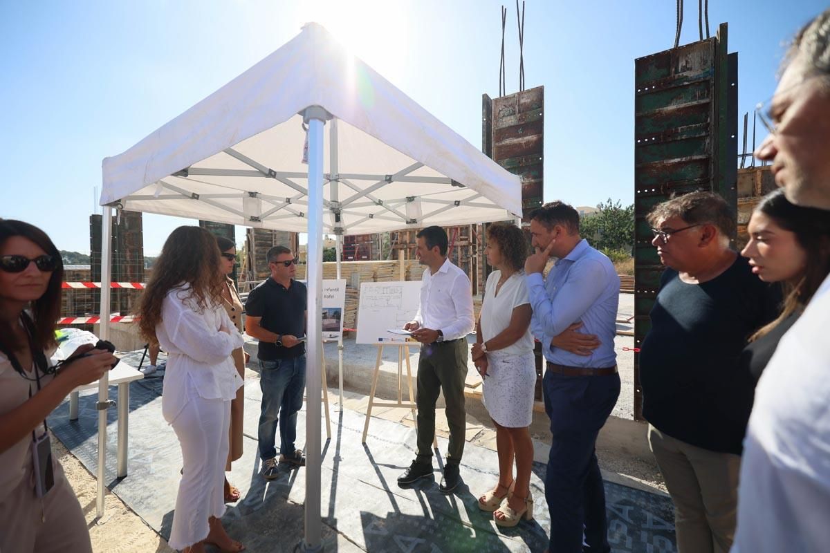 Galería: visita a las obras de la nueva escoleta de Sant Rafel