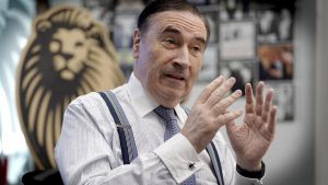 El periodista Pedro J. Ramírez, en la redacción de El Español