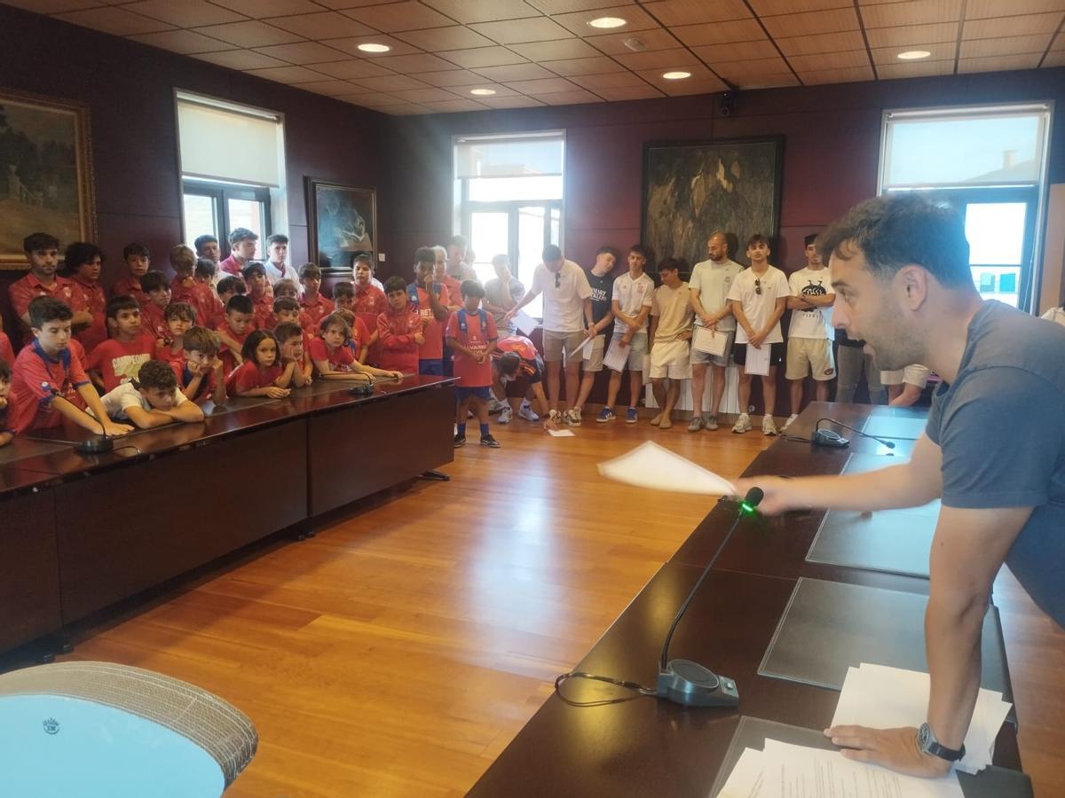 En imágenes, la celebración del ascenso a Tercera Federación del Condal de Noreña