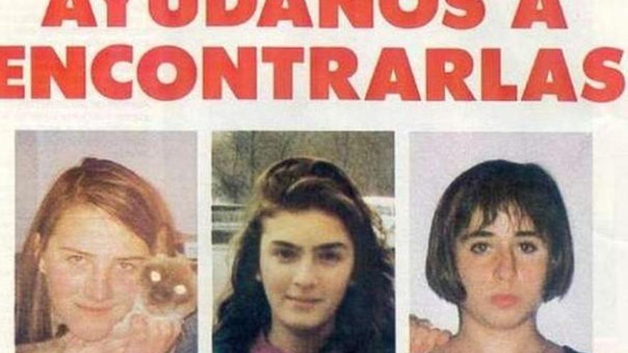 Cartel de la búsqueda de las niñas de Alcàsser.