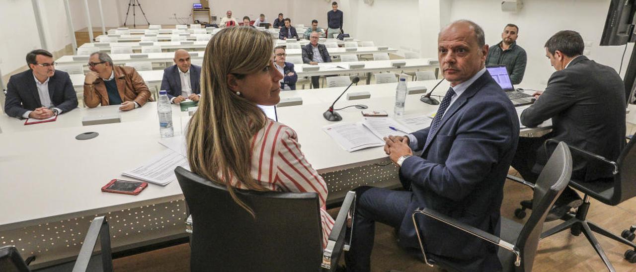 El presidente, Joaquín Buitrago, y la directora general, Patricia Rodríguez.