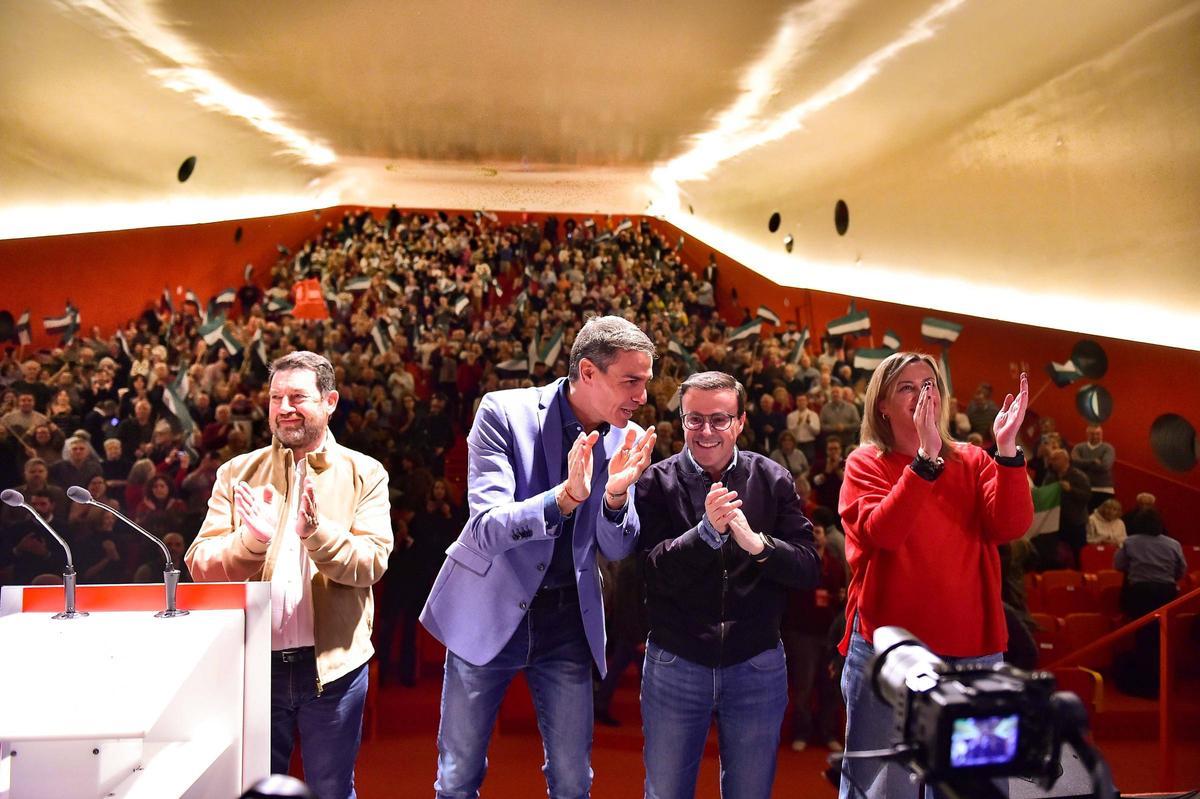 Pedro Sánchez en Plasencia este jueves