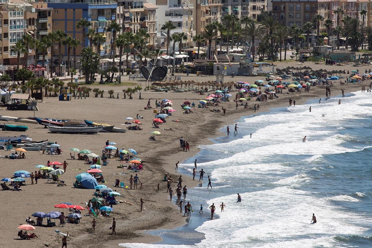 Una playa de Málaga.