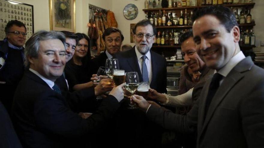 De cañas y vinos con Rajoy, en Casa Mariano