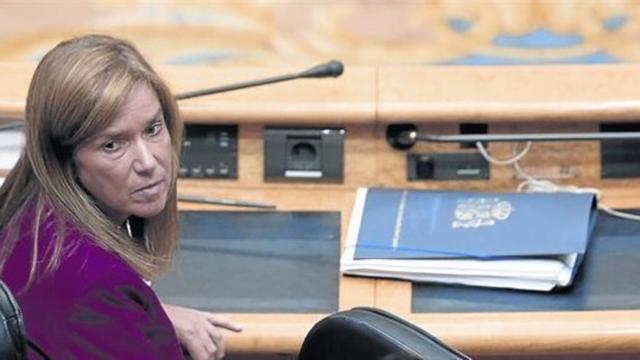 La exministra de Sanidad Ana Mato, durante una comparecencia en el Senado, en octubre pasado.