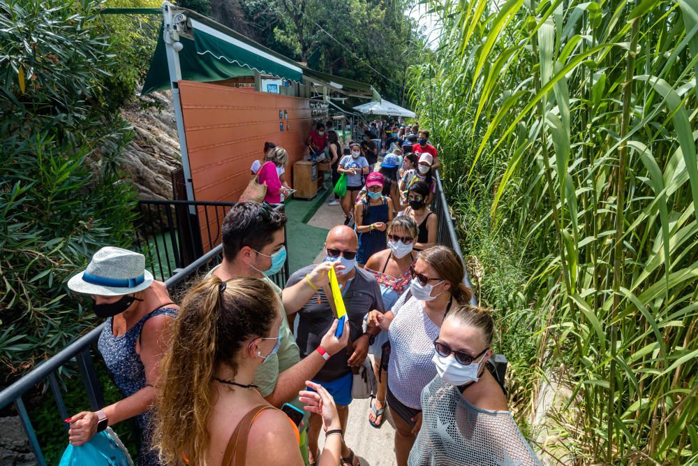 Aforo desbordado en les Fonts de l''Algar