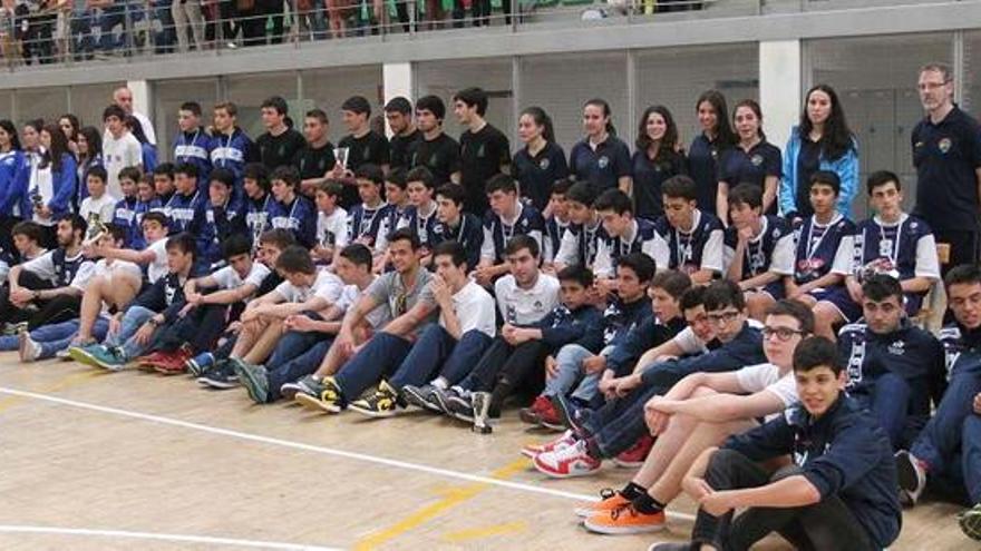 Los equipos del Allariz, Carmelitas, Bosco Salesianos y Blanco Amor, campeones de la Copa Diputación.