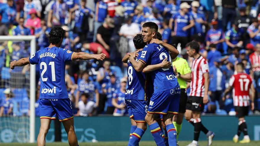 El Getafe coge vuelo y aleja al Athletic de la pelea por Europa