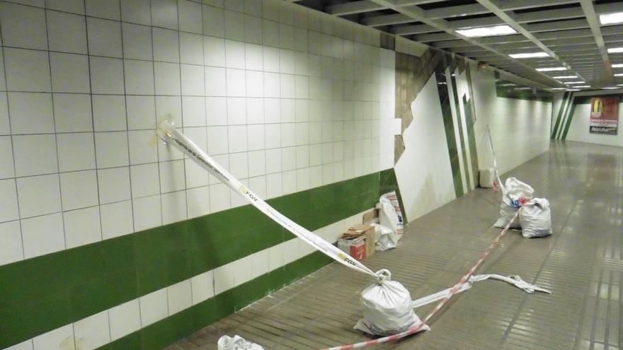 FGV inspecciona los túneles del metro para conocer su estado