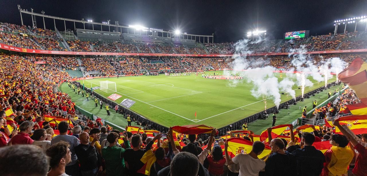 España - Georgia, en imágenes