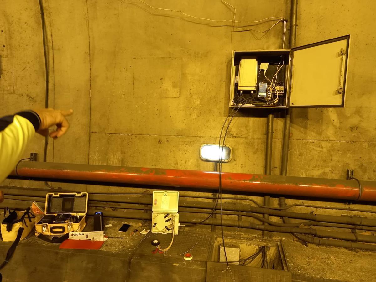 FOTOS | Los trabajos nocturnos en el túnel de Sóller, en imágenes