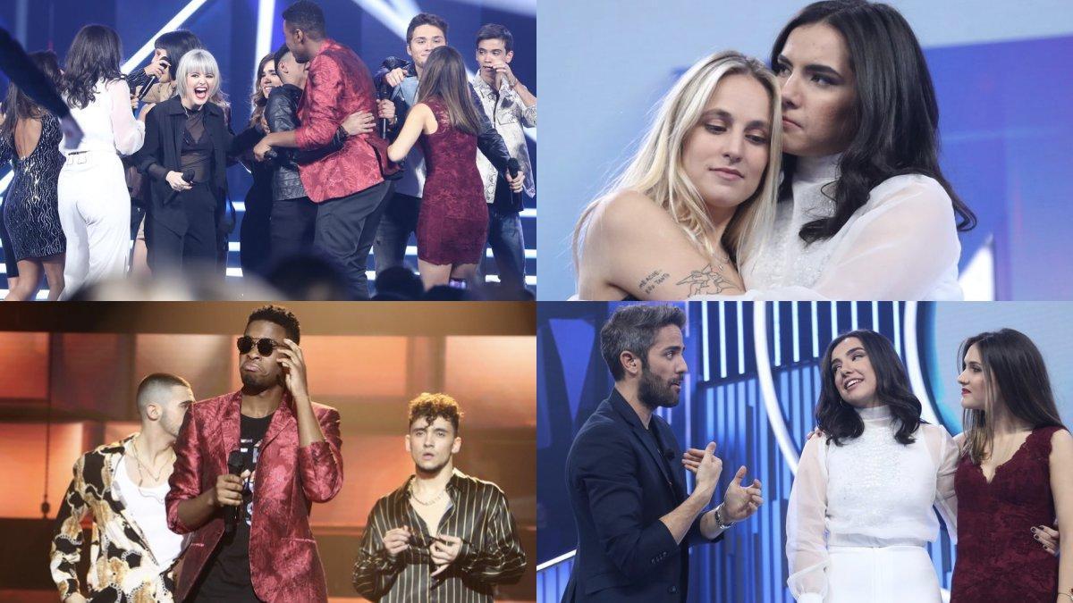 Algunos de los momentazos de la gala 10 de 'OT 2018'.