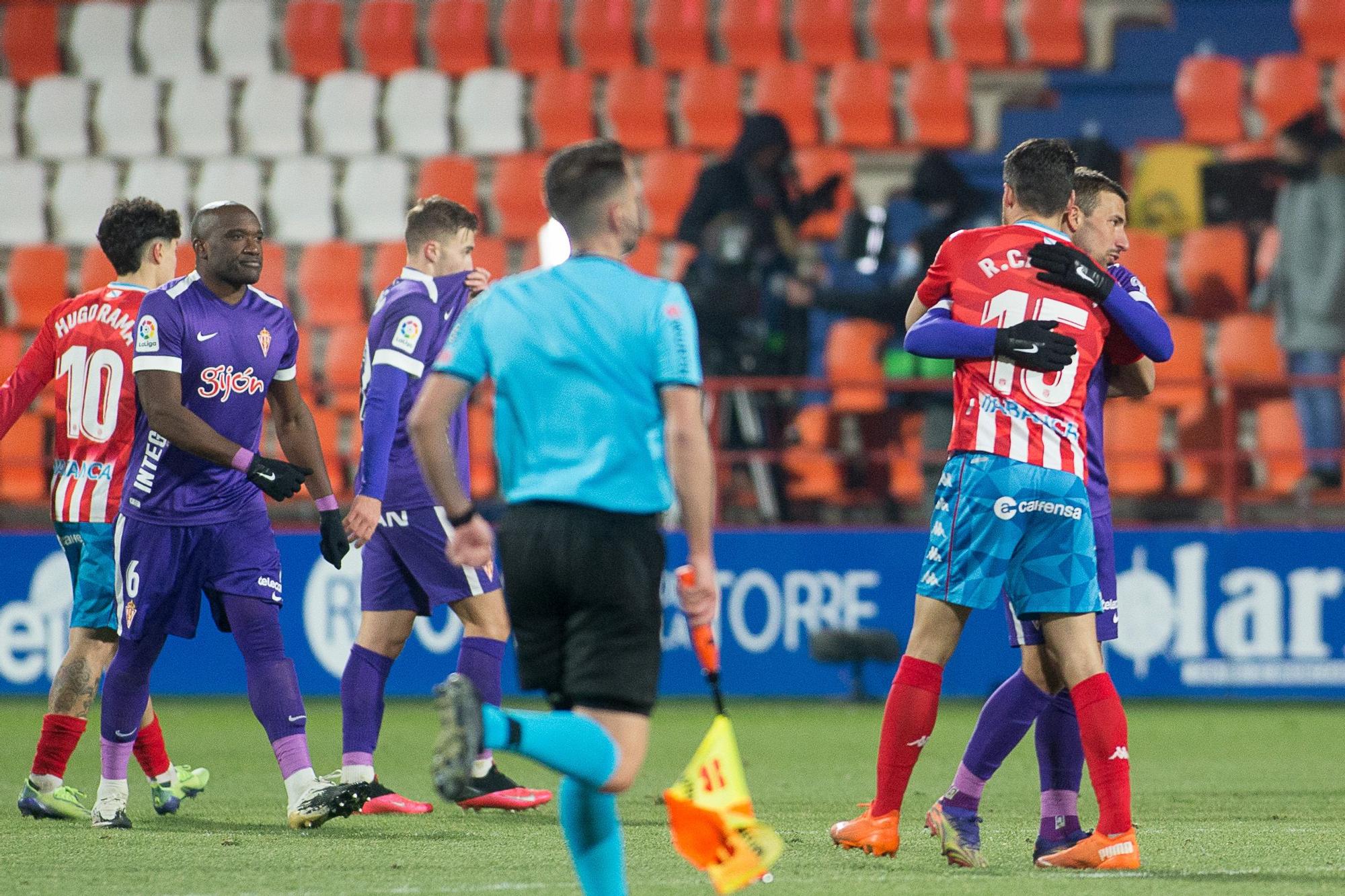 Partido del Sporting contra el Amorebieta